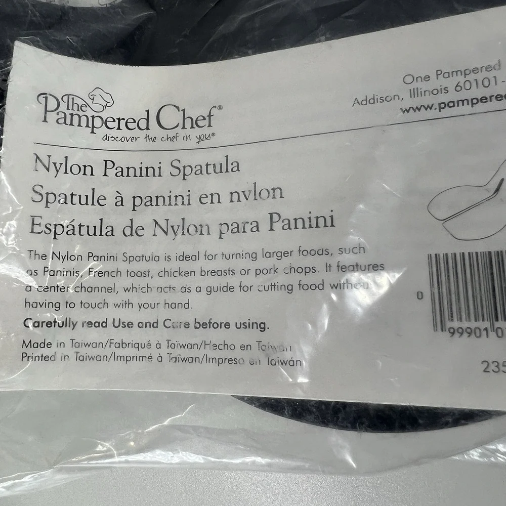 Pampered Chef Nylon Panini Spatula #2352 NEW In Bag‎ Kitchen Turner